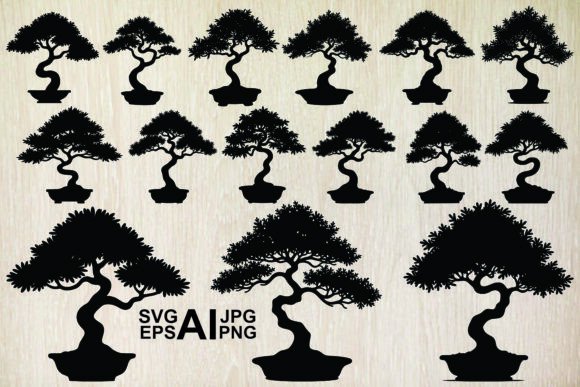 Bonsai Tree Silhouette Collection Guide