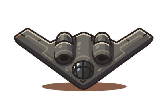 Cute Chibi Stealth Bomber Design Guide