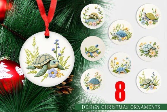 Elevating Holiday Crafts: The Strategic Value of Ornament Turtle Embroidery and High-Resolution Digital Assets