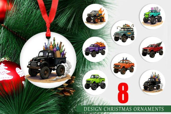 Evaluating the Ornament Haunted Monster Truck Digital Design Set