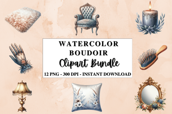 Evaluating the Watercolor Boudoir Clipart Bundle for Creative Projects