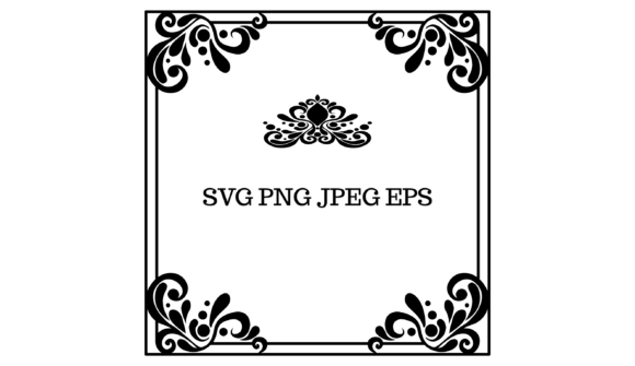 Integrating a Vintage Frame with Ornament SVG PNG into Professional Design Workflows