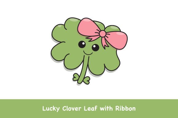 Integrating the Lucky Clover Leaf with Ribbon into Modern Visual Branding