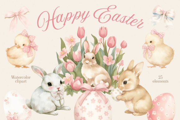 Integrating Watercolor Easter Clipart into Your Creative Workflow