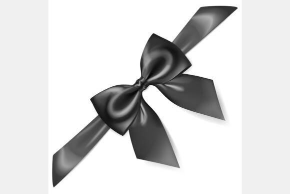 Mastering Visual Impact: The Art and Utility of the Beautiful Black Bow with Diagonal Ribbon
