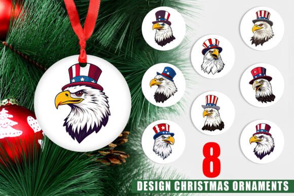 Ornament Bald Eagle Patriotic: A Guide to Printable Christmas Decor