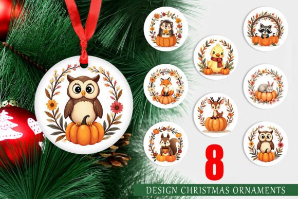 Ornament Boho Pumpkin Critters: Elevating Your Holiday Decor with Printable Art