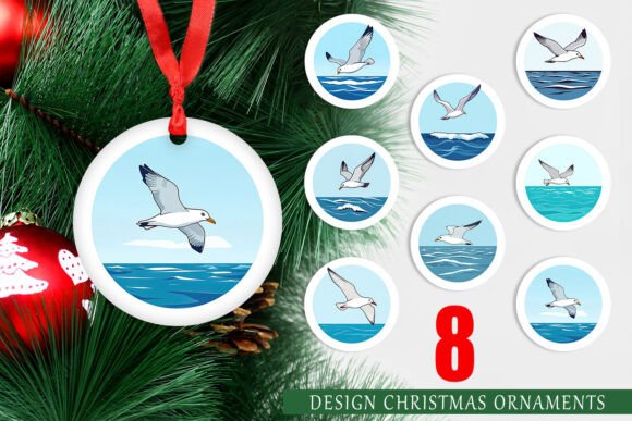Ornament Flying Seagull: Elevating Your Holiday Decor with Coastal Charm