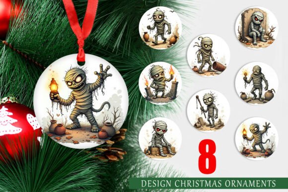 Ornament Grumpy Mummy: Adding Spooky Charm to Your Holiday Decor