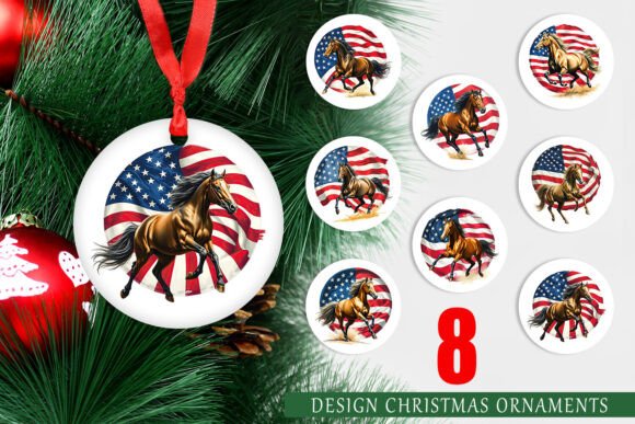 Ornament Horse 4th of July: Blending Patriotic Spirit with Festive Decor