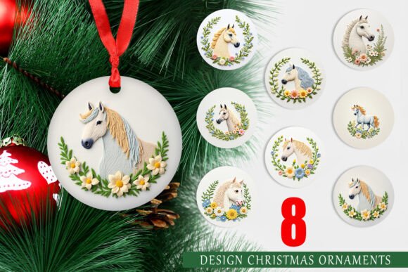 Ornament Horse Embroidery: A Guide to Elegant Holiday Crafts