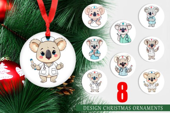 Ornament Nurse Koala: A Practical Review of the Printable Christmas Design Set