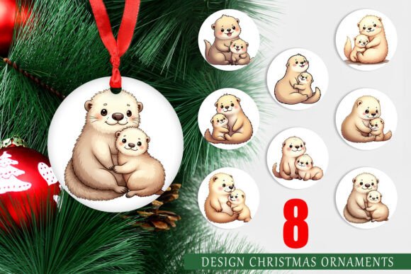 Ornament Sea Otter Mother s Day: A Creative Guide to Printable Holiday Decor