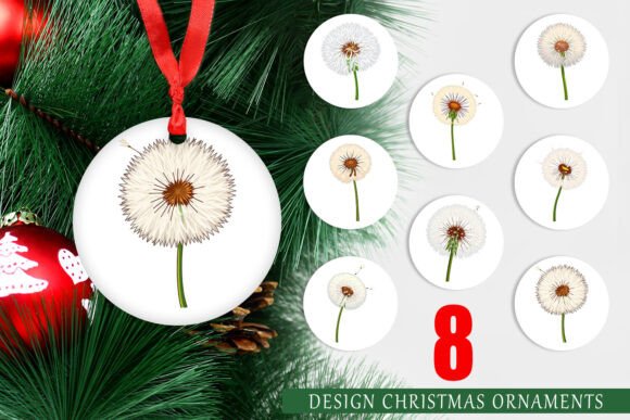 Ornament Spring Dandelion: Evaluating Printable Circular Designs for Holiday Decor