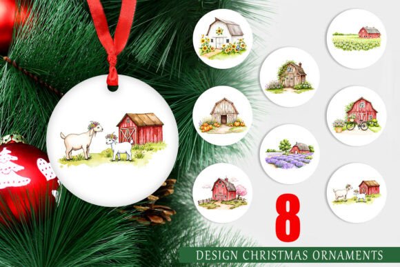 Ornament Summer Barn: A Guide to Printable Christmas Designs