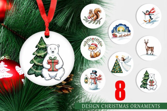 Ornament Watercolor Christmas Animal: Integrating High-Resolution Digital Assets into Your Holiday Workflow