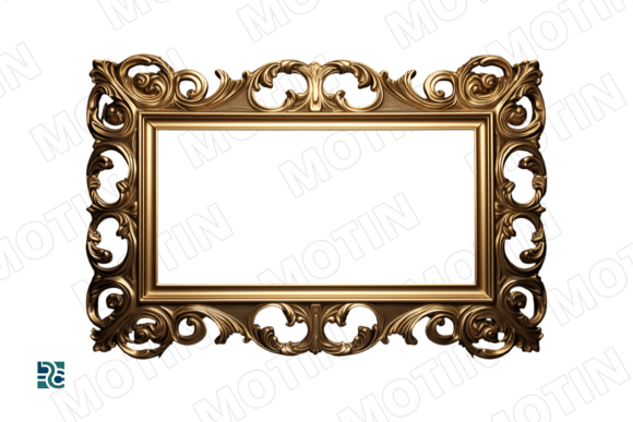 Ornate Gold Picture Frame Displaying: Elevating Your Space with Timeless Elegance