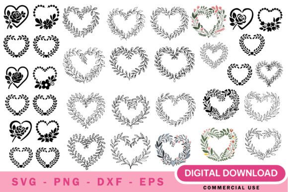 Unlocking Creative Potential with the Heart Frame SVG Bundle